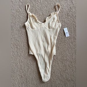PacSun white/cream bodysuit- never worn, with tags!